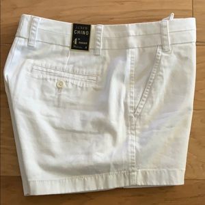 J Crew White Chinos Size 4